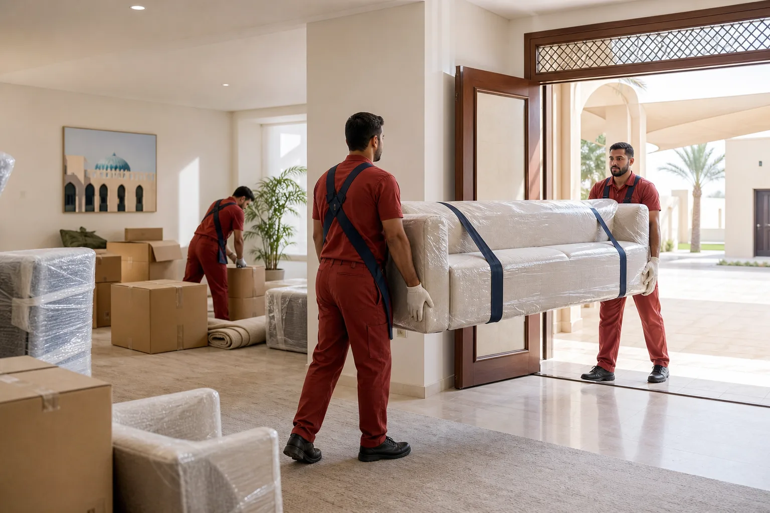 نقل عفش المنازل بالكويت من الحصر إلى التركيب